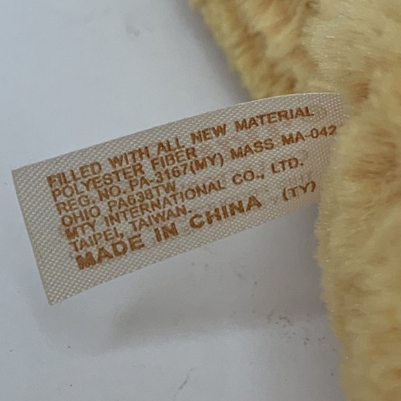 Dan Dee Puppy Dog Plush Stuffed Animal Red Love Heart Gingham Plaid Bow - Picture 7 of 9